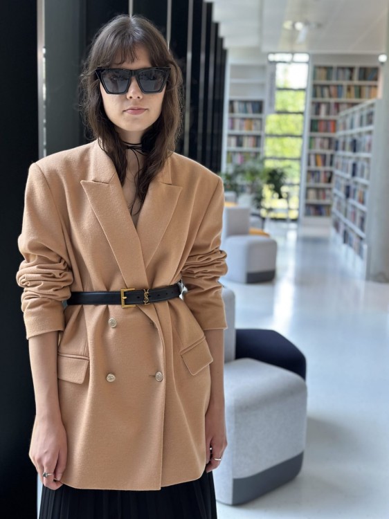 Wełniana marynarka damska